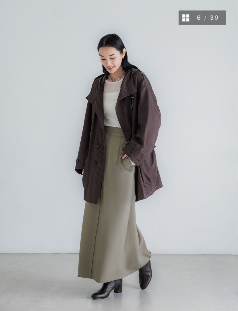 【新品未使用】クルーレ　モッズコート　コスパッションゆりえ