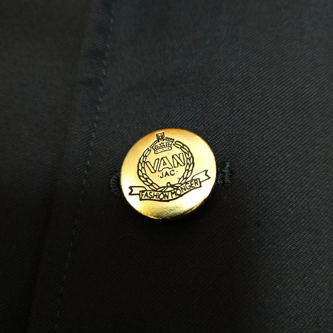 美品　ロロピアーナ生地　VAN JACKET　紺ブレザー　AB6サイズ