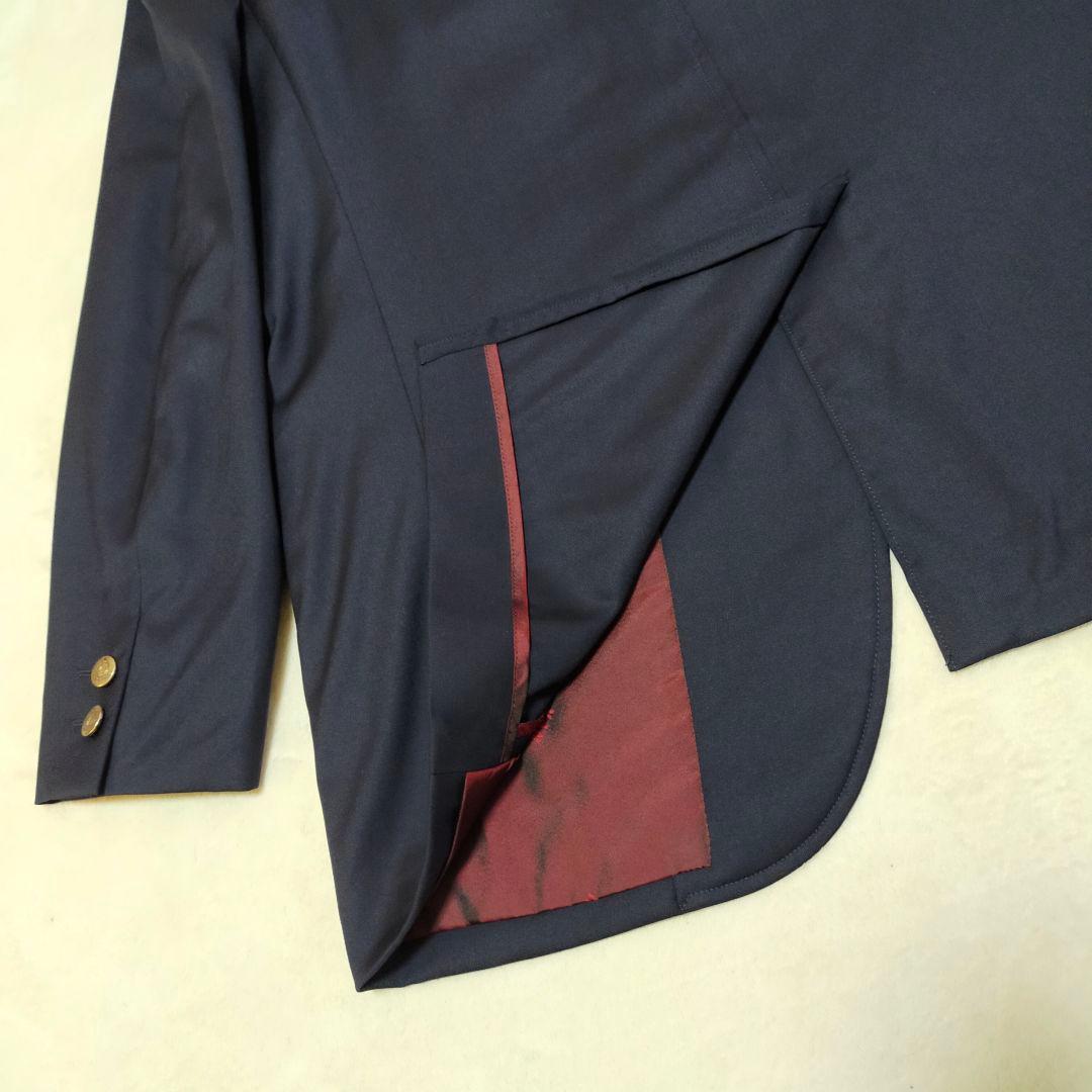 美品　ロロピアーナ生地　VAN JACKET　紺ブレザー　AB6サイズ
