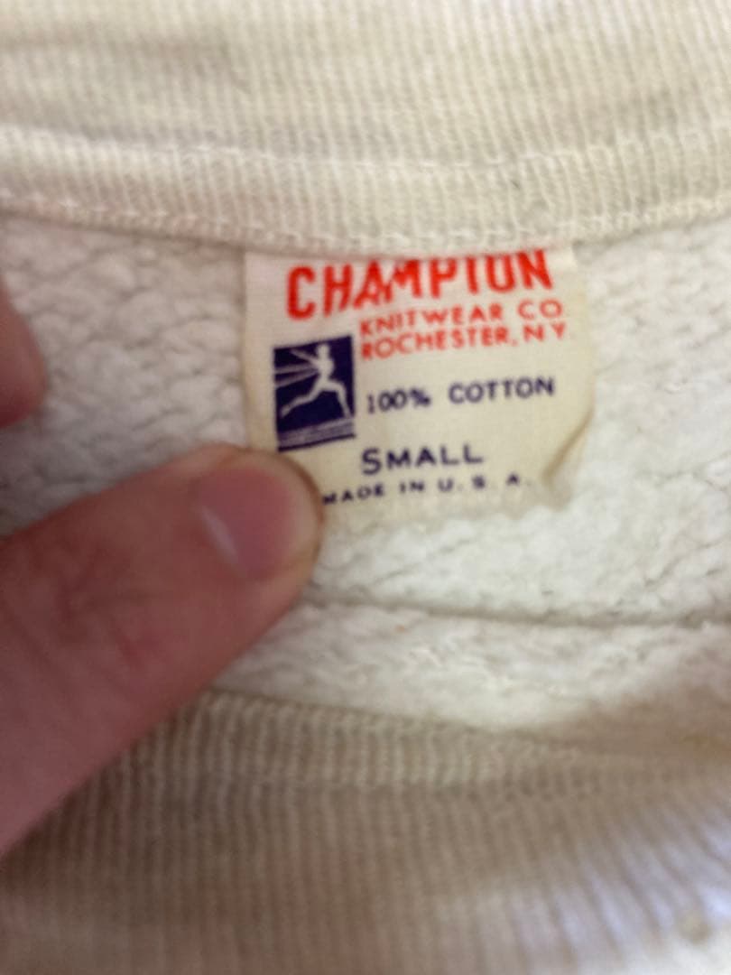 60s チャンピオン ヴィンテージ スウェット ランタグ 大文字ランタグ