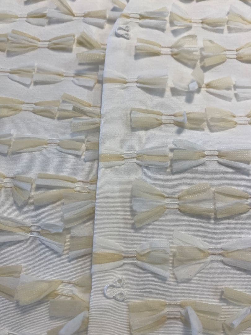 yori shirocon ミニリボンショートジレ 38 ホワイト×ホワイト