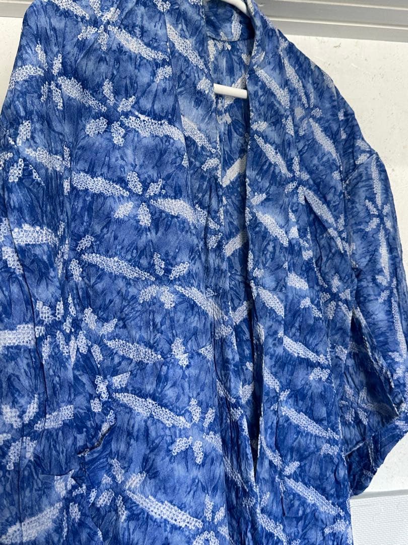 ギースー　有松絞り　ゆかた　浴衣・帯セット　美品