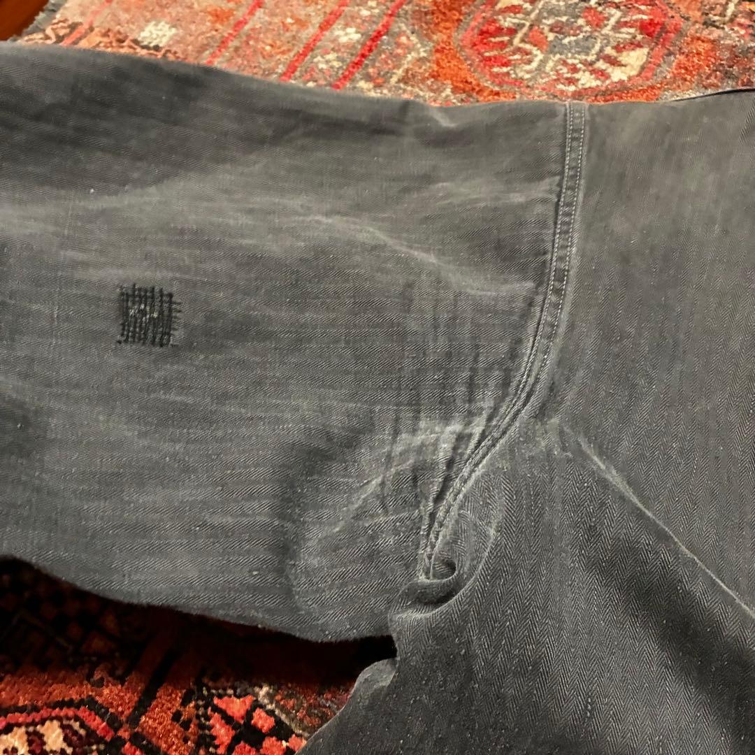 神フェード 70S HBT ユーロワーク ユーロヴィンテージ ブラック L相当