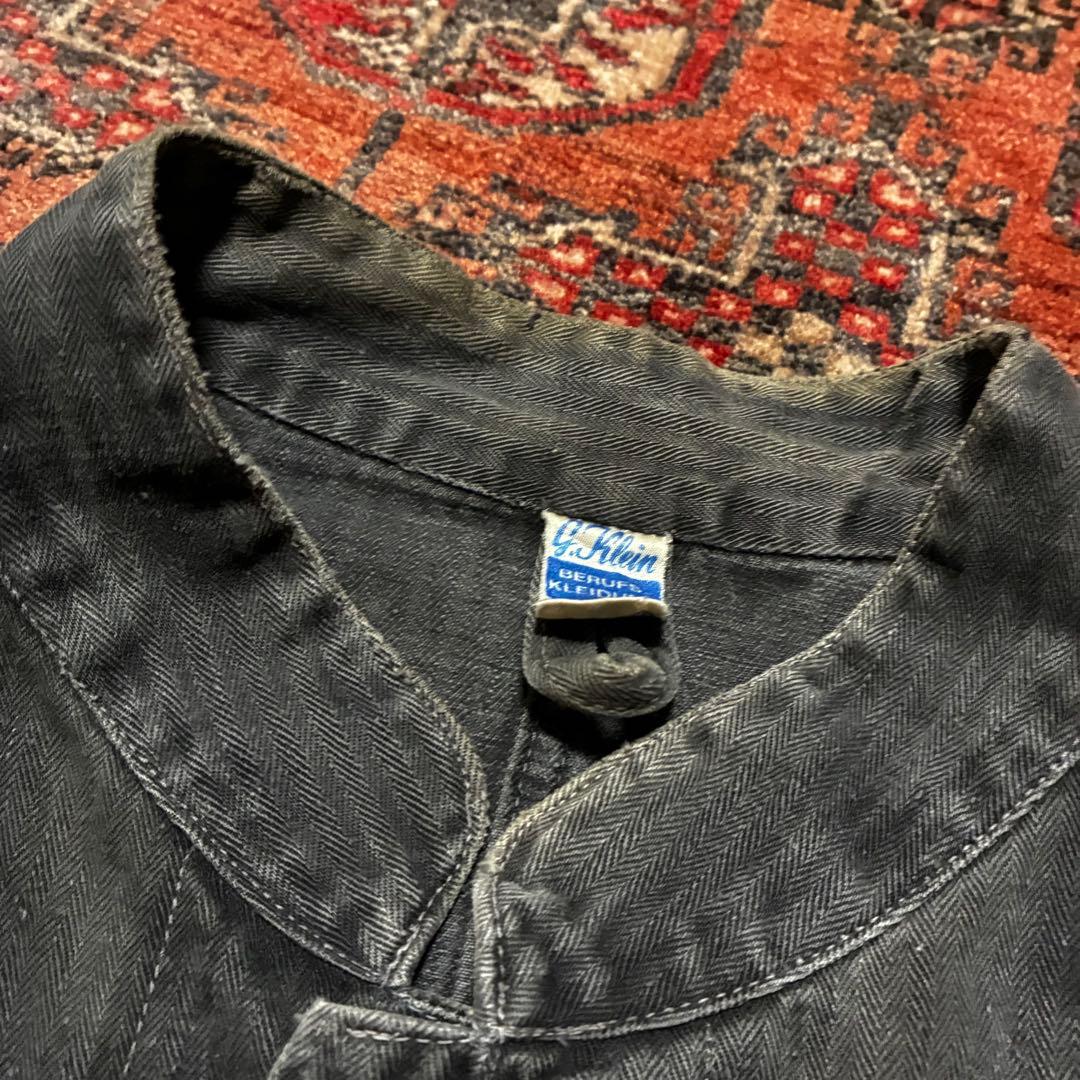 神フェード 70S HBT ユーロワーク ユーロヴィンテージ ブラック L相当