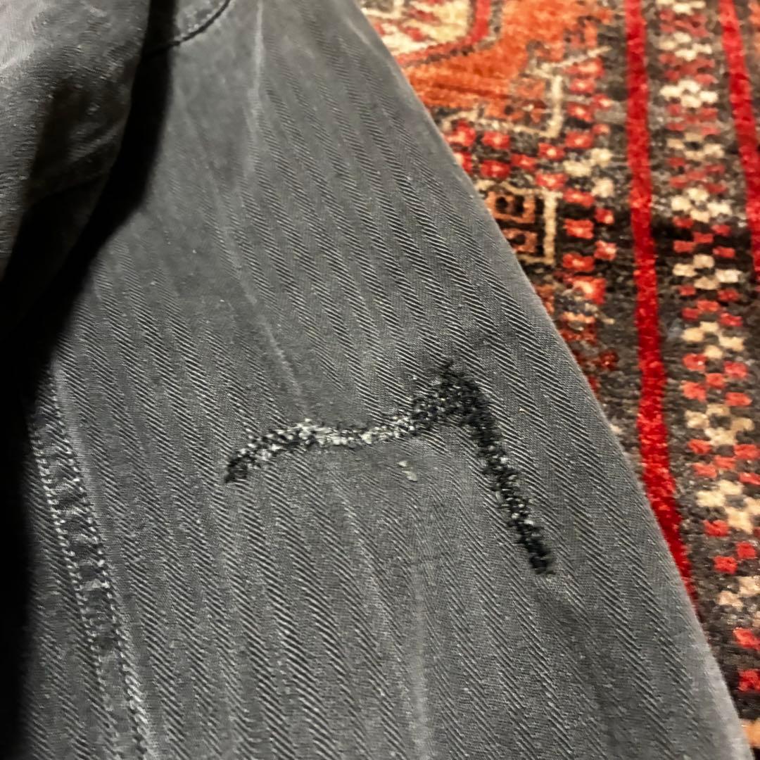 神フェード 70S HBT ユーロワーク ユーロヴィンテージ ブラック L相当