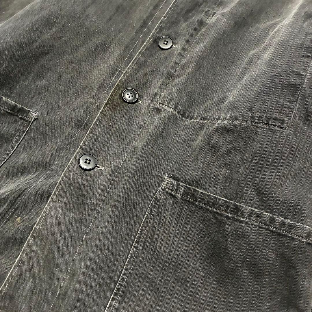 神フェード 70S HBT ユーロワーク ユーロヴィンテージ ブラック L相当