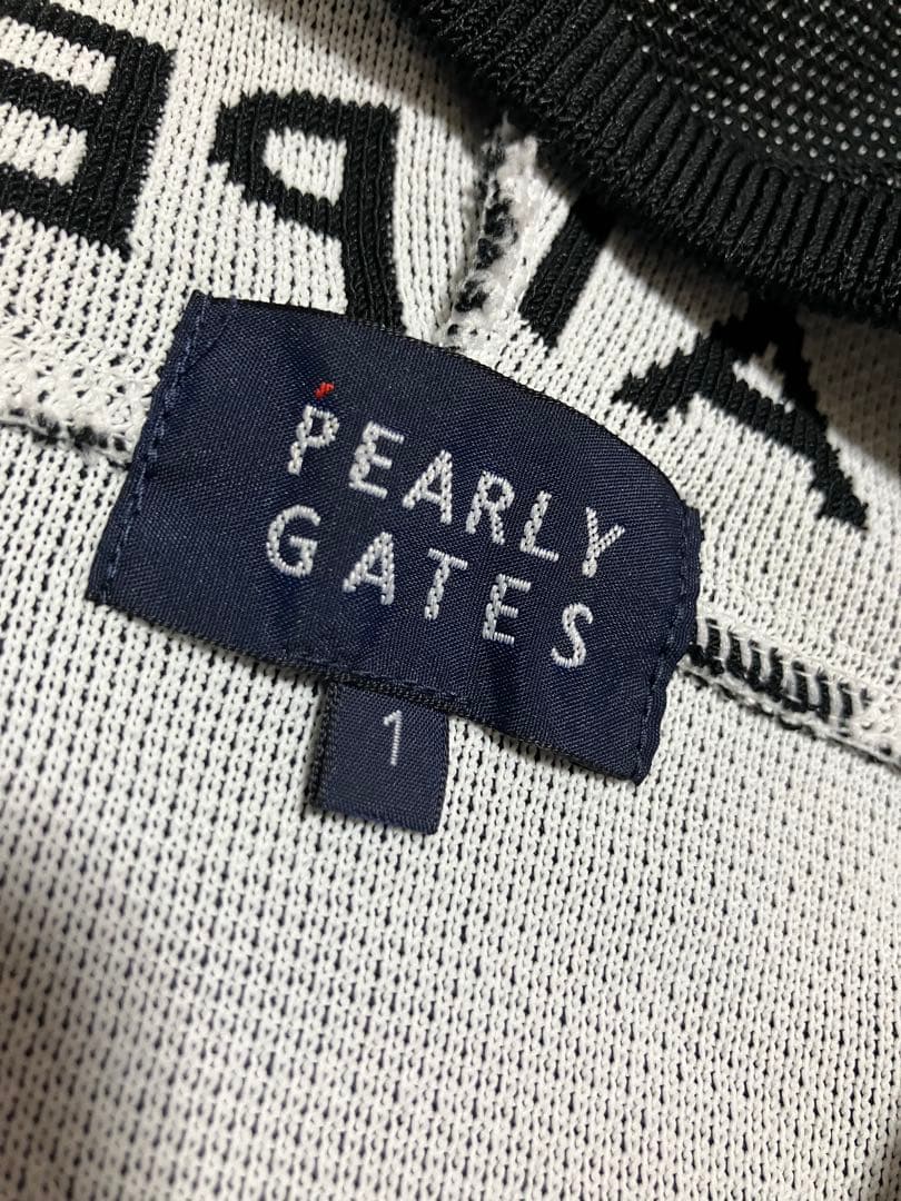 PEARLY GATES 総柄ロゴパーカー