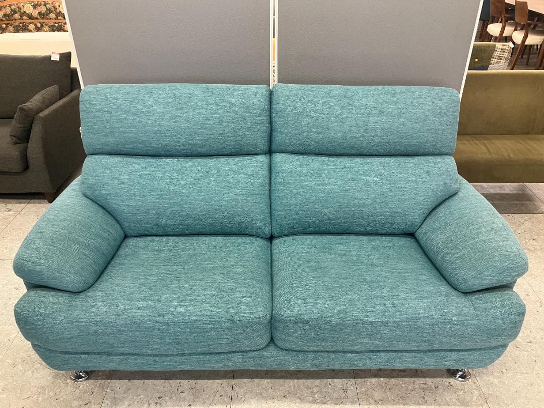 ニトリ 2人掛けソファ Nポケット グリーン