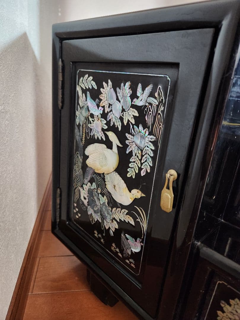 希少螺鈿の鏡台　高級家具アンティークヴィンテージ古道具骨董美術品