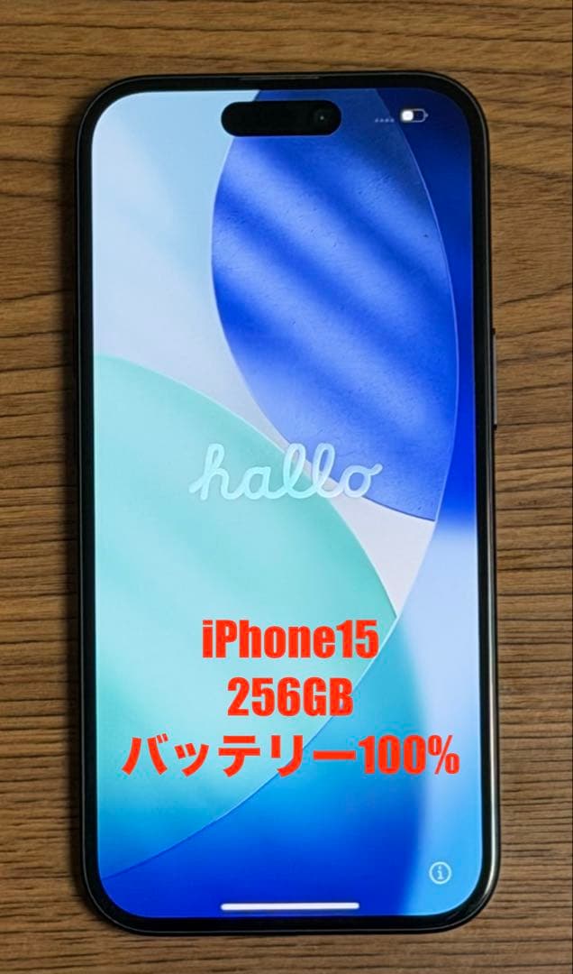 【バッテリー100%】iPhone 15 256GB