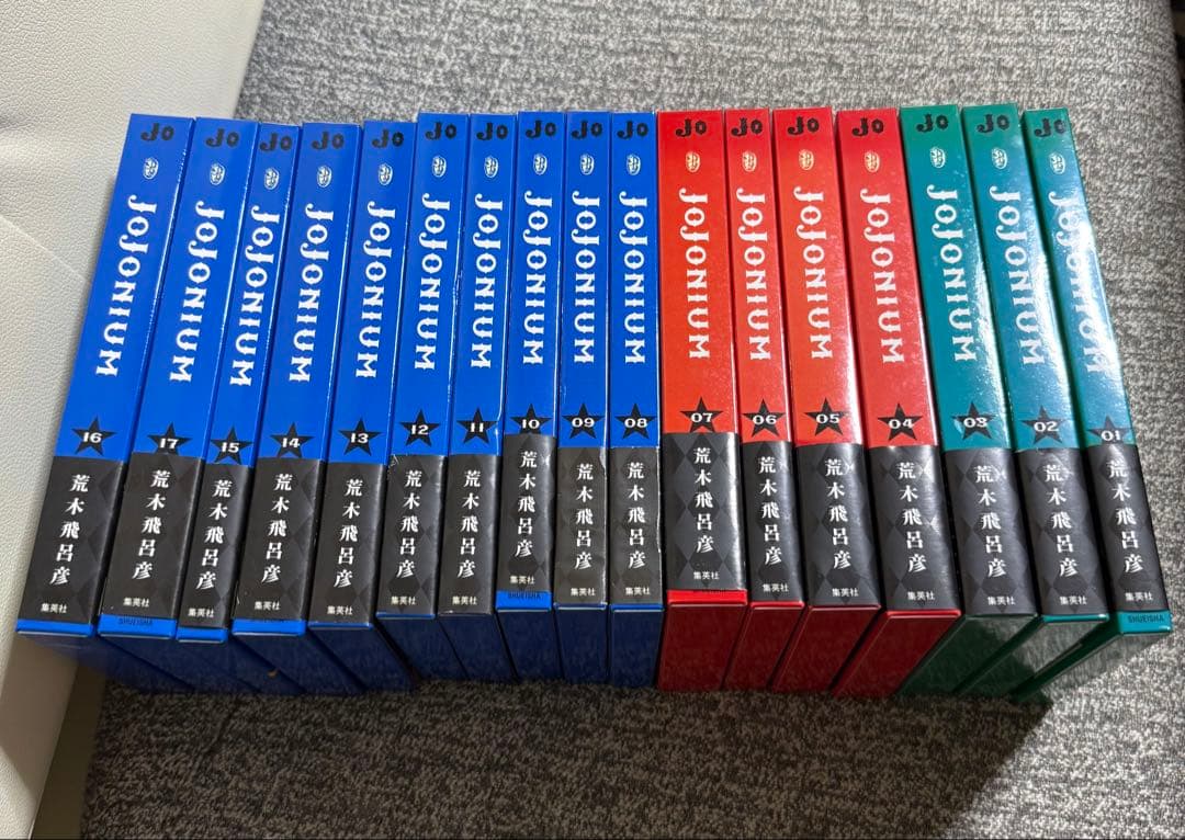 jojonium 函装版　全顔セット　初版しおりつき