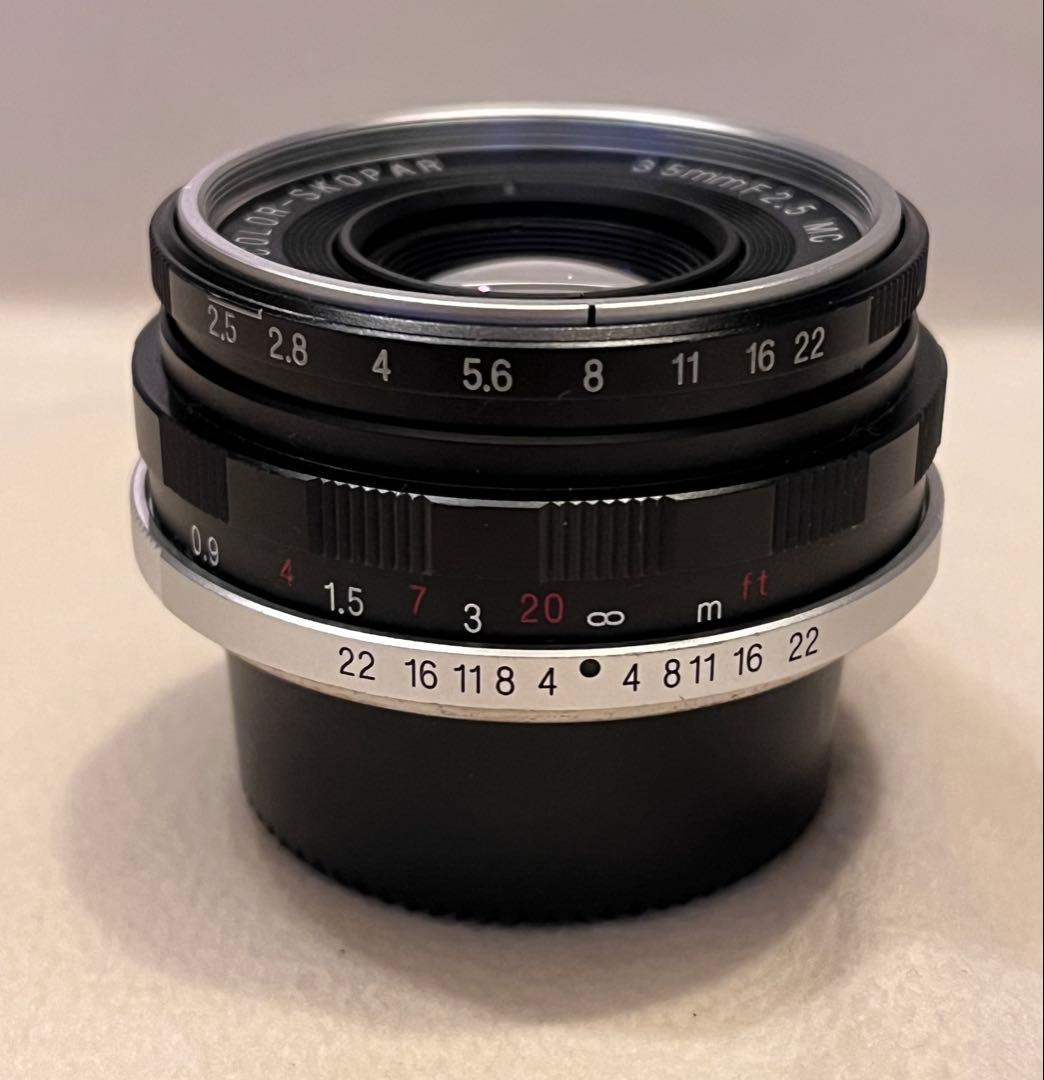実用品　VOIGTLÄNDER COLOR-SKOPAR 35mm F2.5
