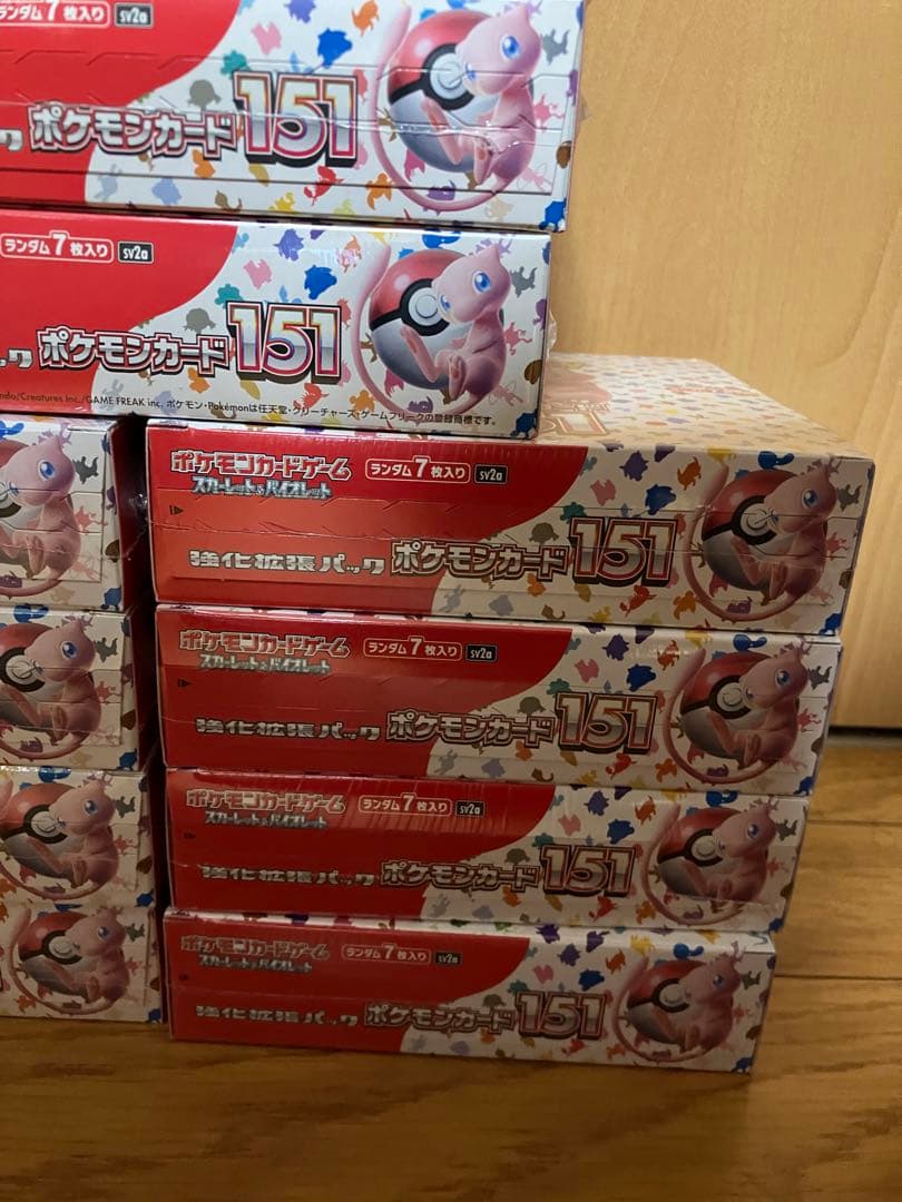 ポケモンカード151 シュリンク付きボックス11BOX