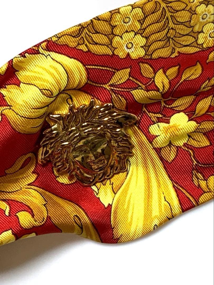 ✨VERSACEベルサーチ・シルクベルト✨ ✨希少な逸品✨最終特価最安値✨