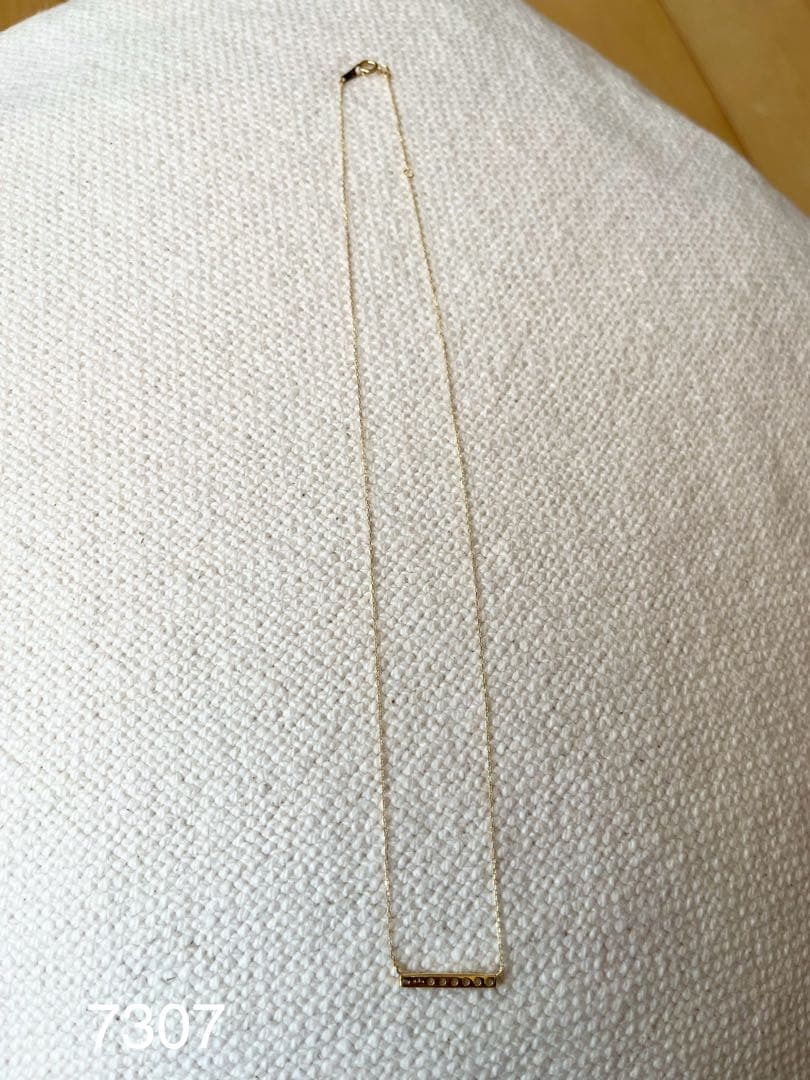 con affetto original K18 ダイヤバーネックレス