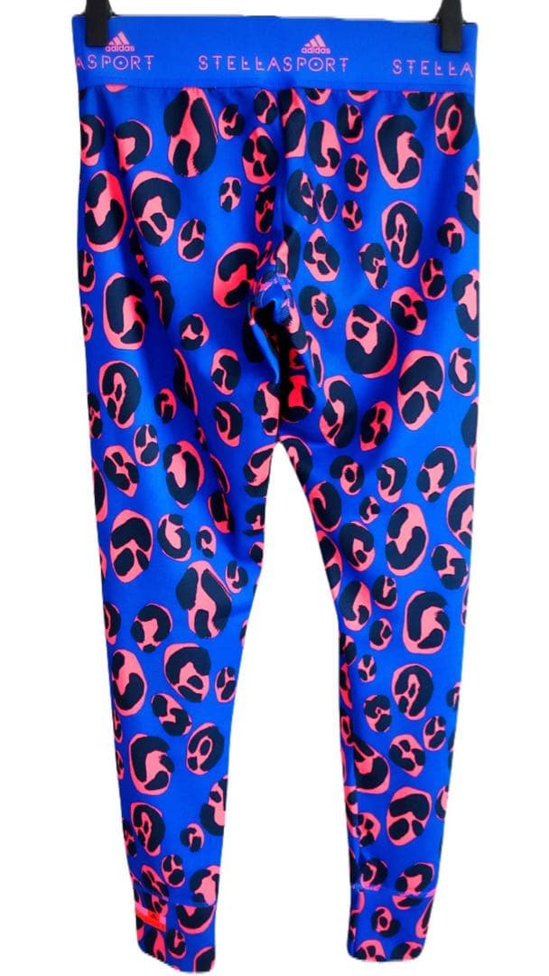 アディダス ステラマッカートニー 新品 レオパード柄 ジャージ パンツ レギンス