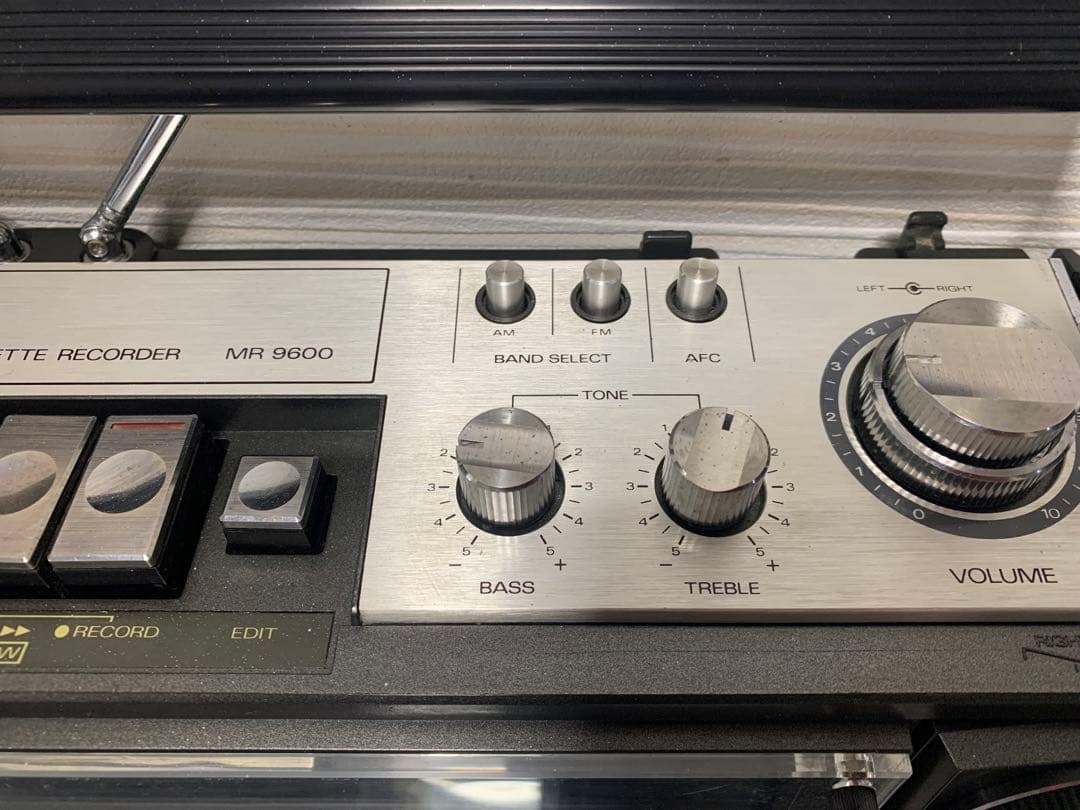 整備品Sanyo サンヨー MR-9600 ラジカセ ラジオ　昭和レトロ 希少品
