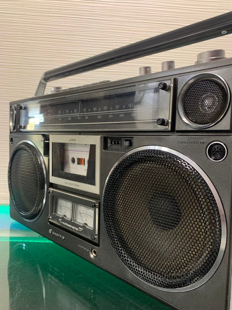 整備品Sanyo サンヨー MR-9600 ラジカセ ラジオ　昭和レトロ 希少品