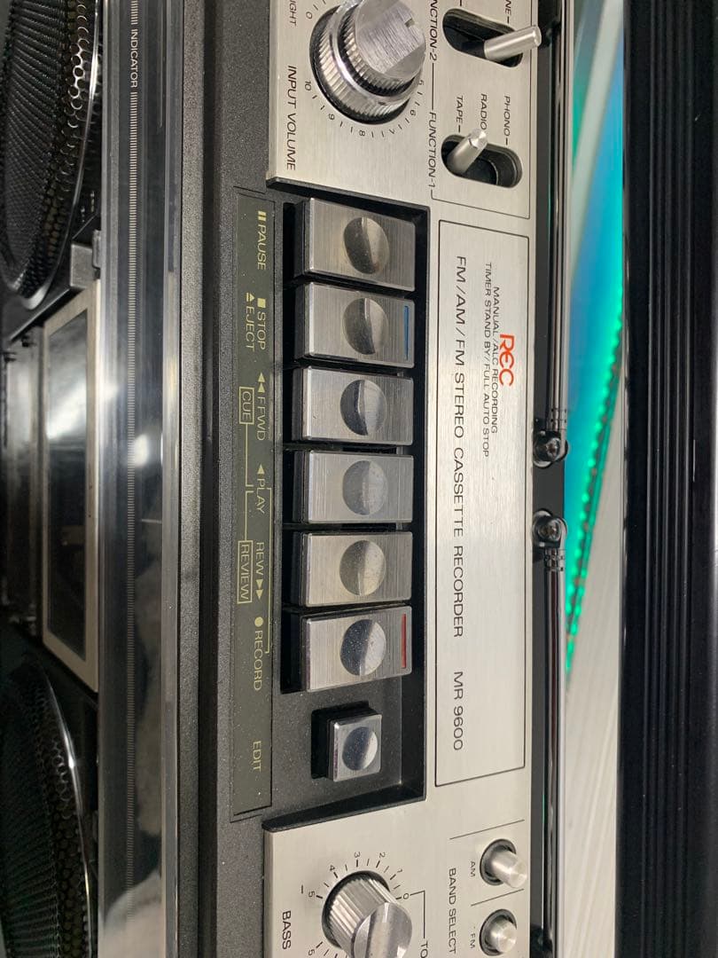 整備品Sanyo サンヨー MR-9600 ラジカセ ラジオ　昭和レトロ 希少品