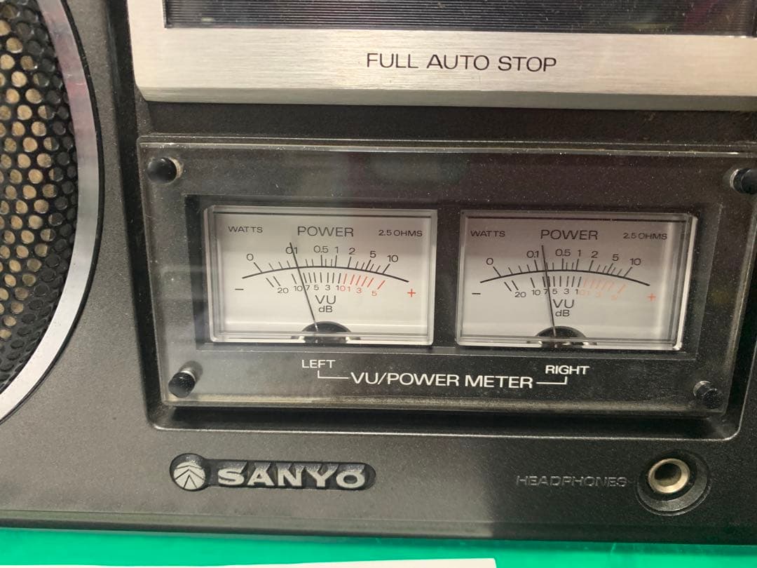 整備品Sanyo サンヨー MR-9600 ラジカセ ラジオ　昭和レトロ 希少品