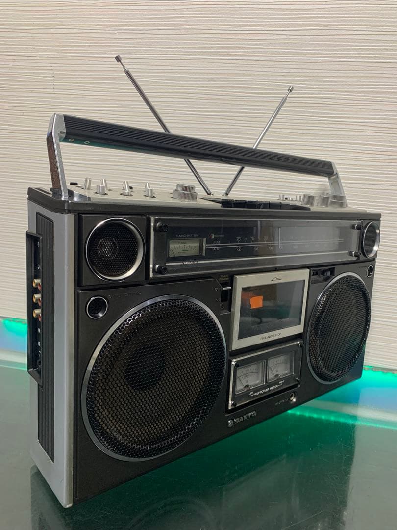 整備品Sanyo サンヨー MR-9600 ラジカセ ラジオ　昭和レトロ 希少品