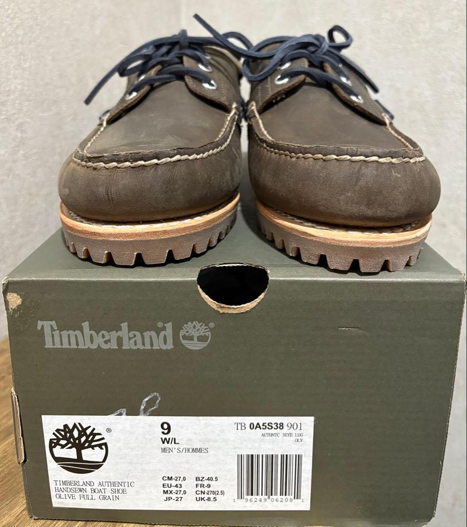 靴 Timberland 3EYE CLASSIC LUG OLIVE