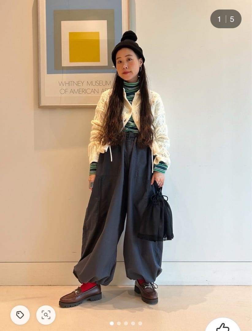 maturely / パラシュートイージーパンツ