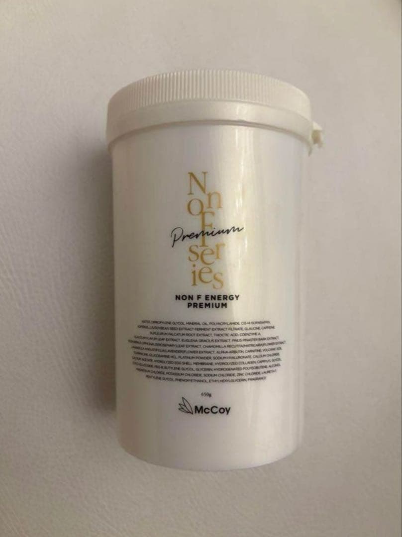 McCoy NON F ENERGY PREMIUM クリーム650g 開封済み