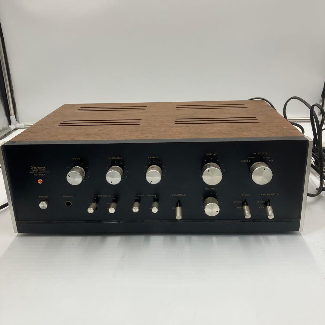 希少　レア　サンスイ　sansui AU-555A　プリメインアンプ