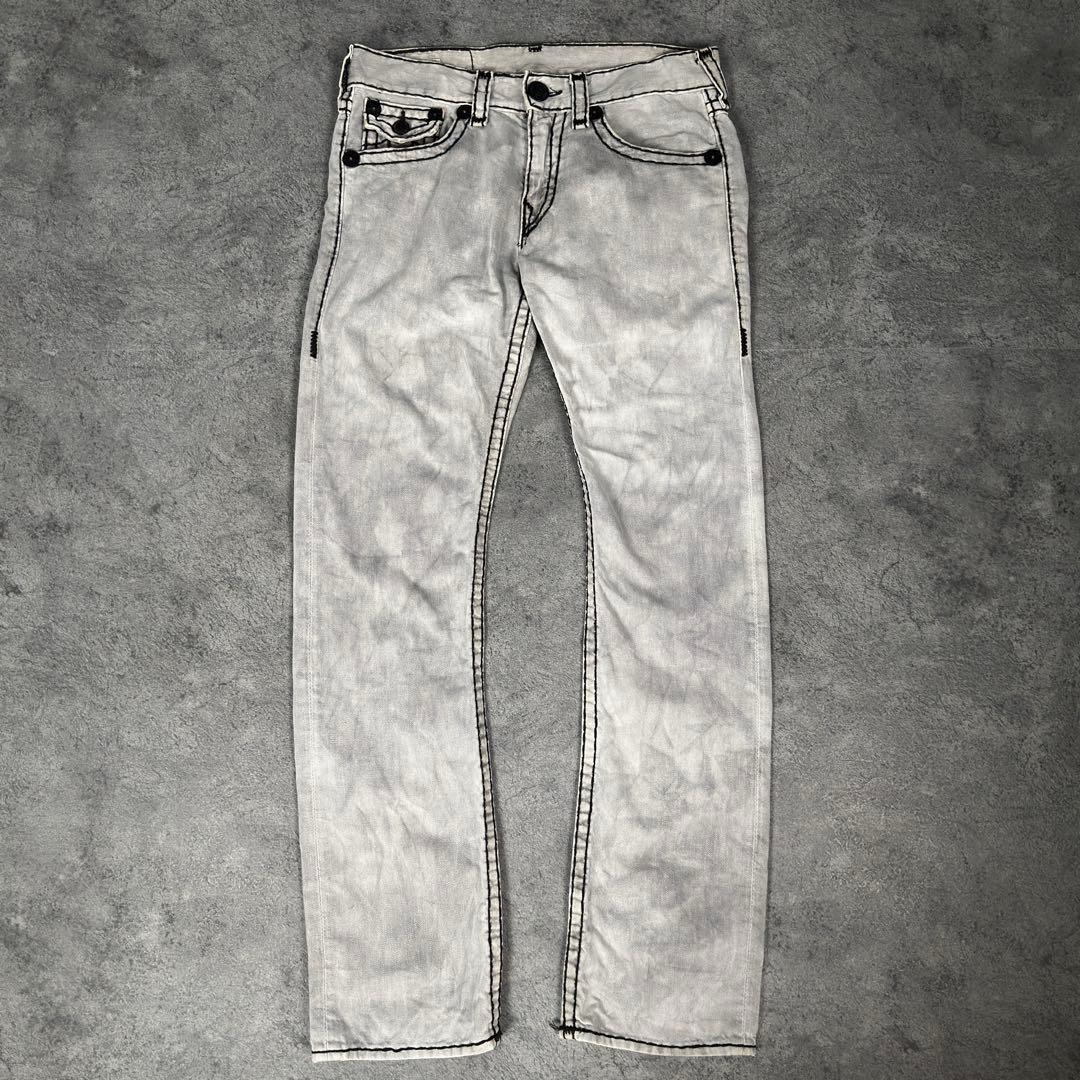 TRUE RELIGION RICKY SUPER T ダメージ加工デニムパンツ