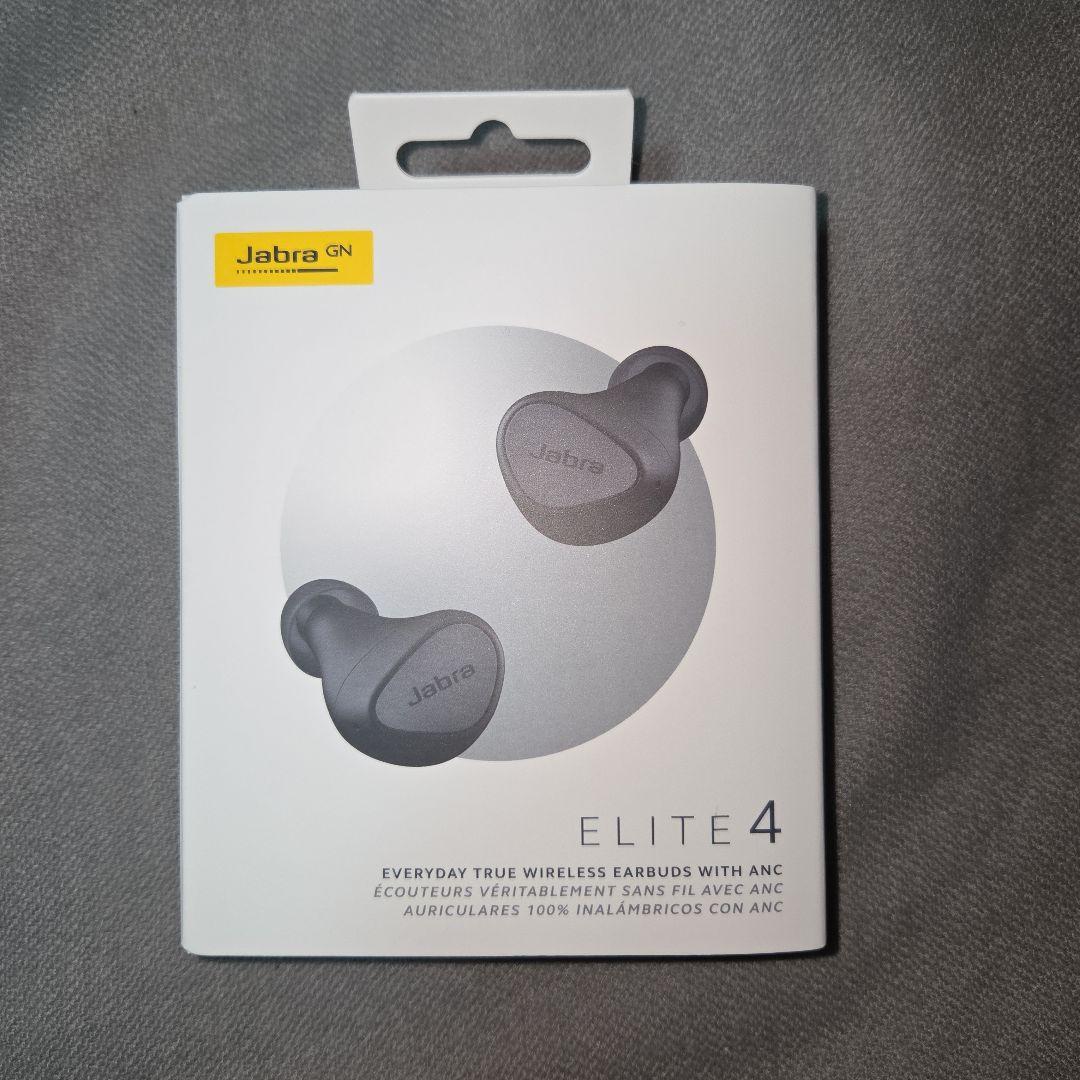Jabra Elite 4 完全ワイヤレスイヤホン　ダークグレー