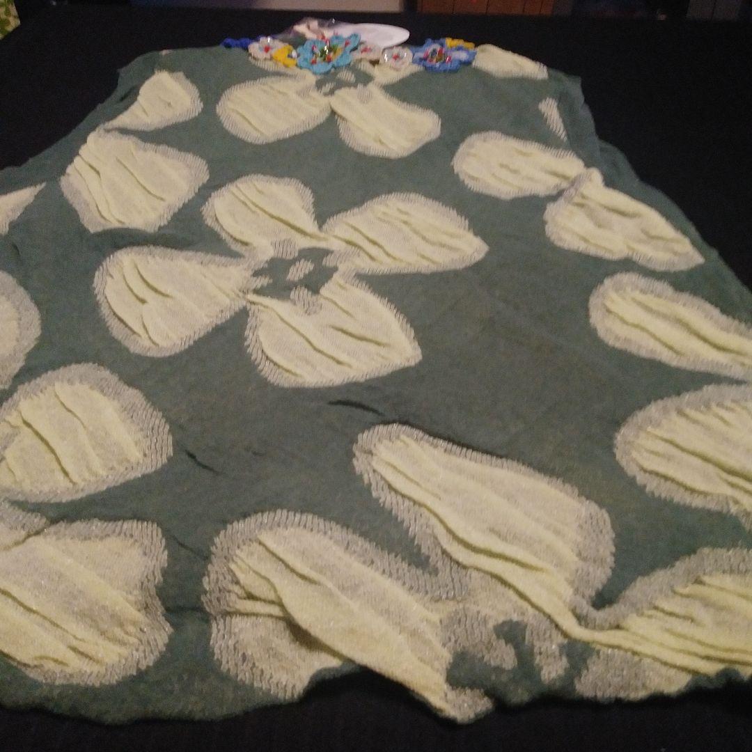 92.アルベロベロ 　　葉模様ノースリーブチュニック