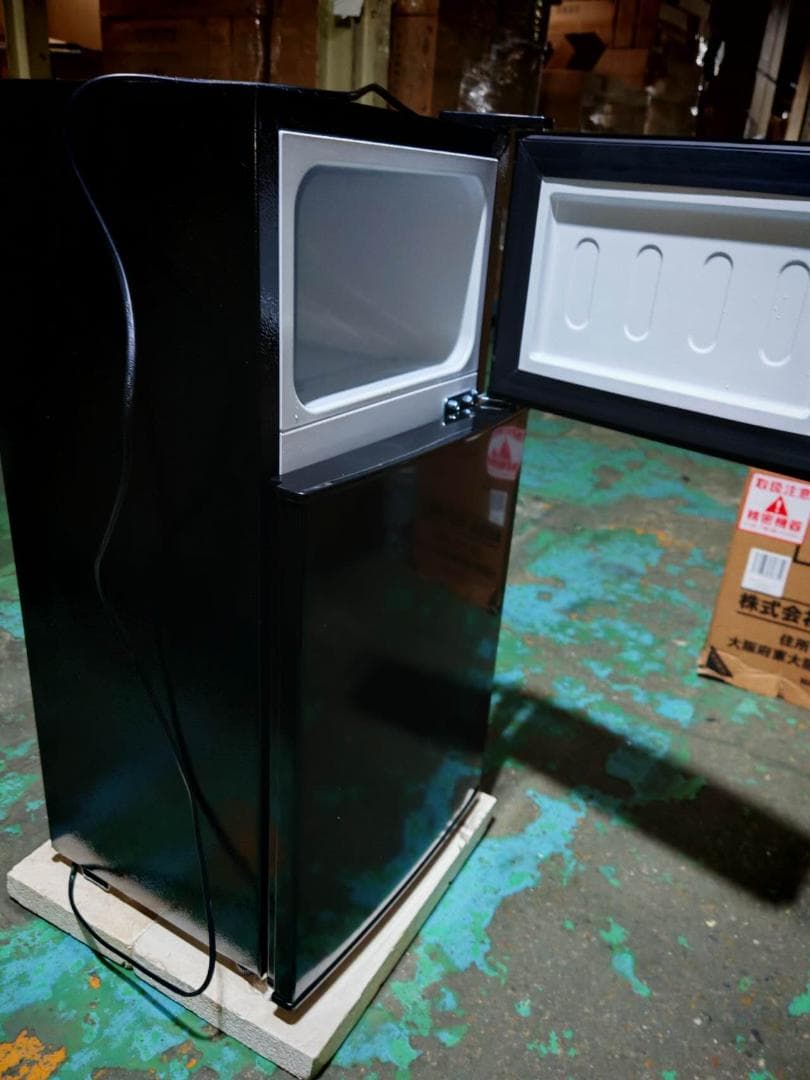 中古美品 冷蔵庫 一人暮らし冷凍冷蔵庫 60LブラックA1-14-2