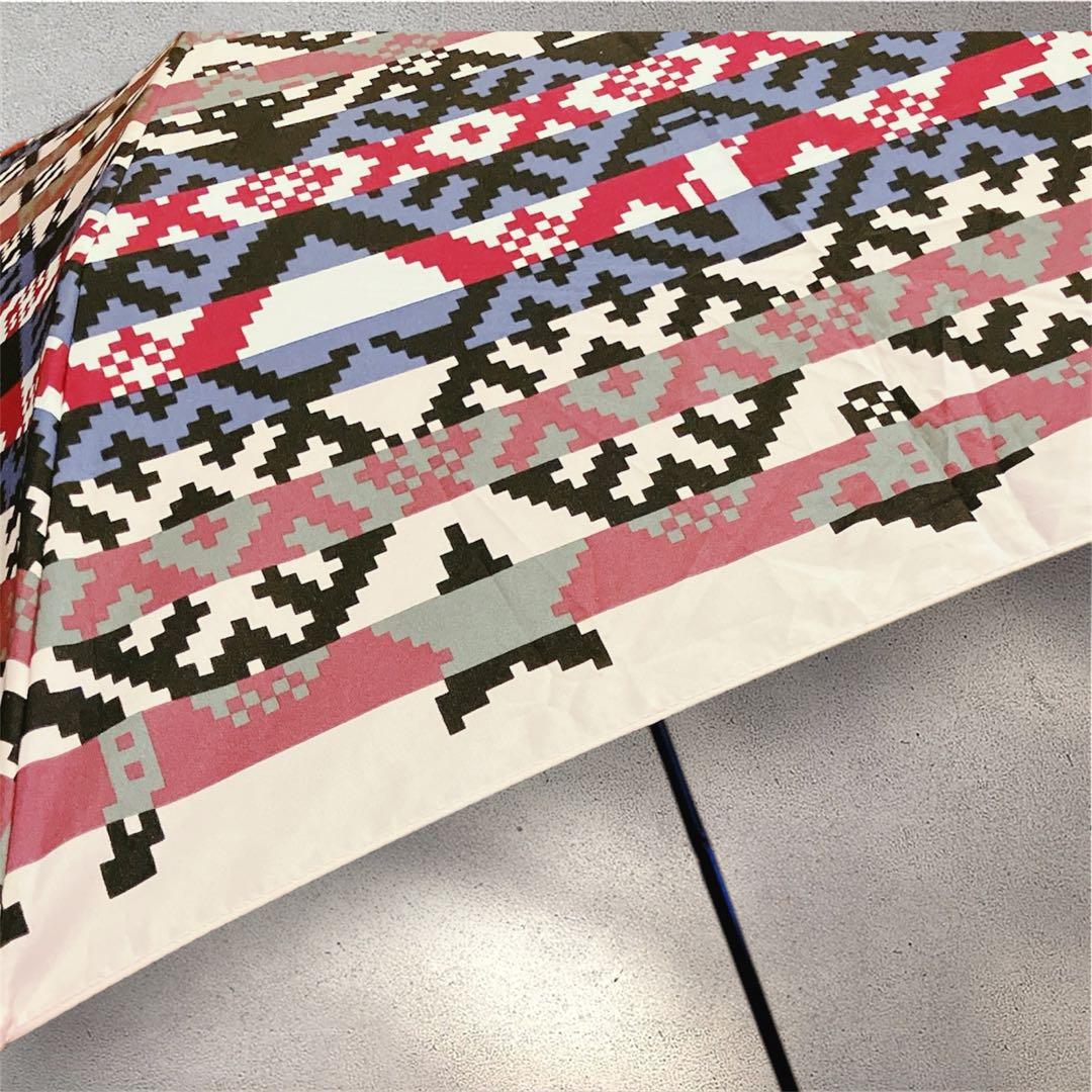 Vivienne Westwood 折りたたみ傘 幾何学模様　総柄　オーブ