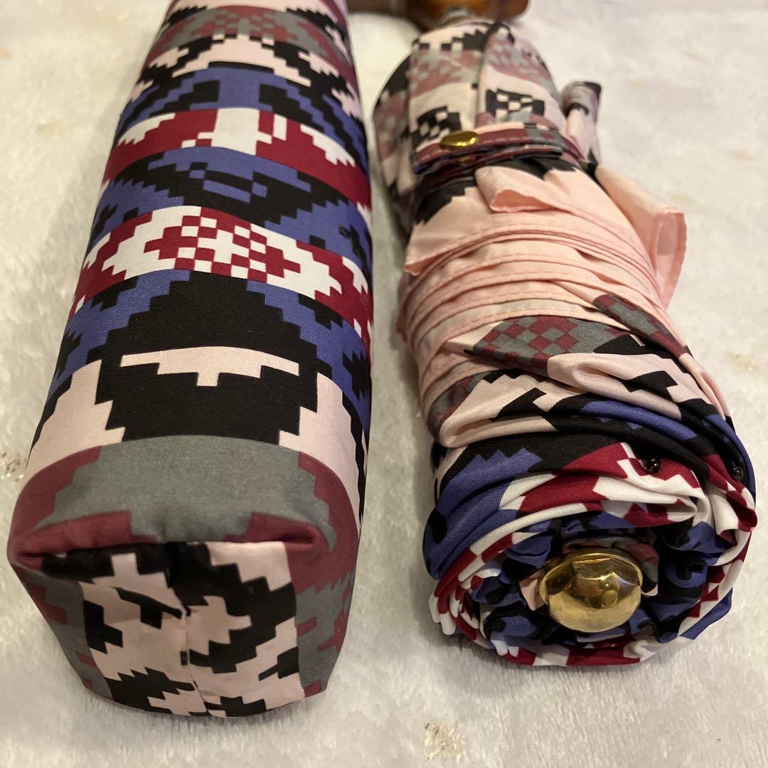 Vivienne Westwood 折りたたみ傘 幾何学模様　総柄　オーブ