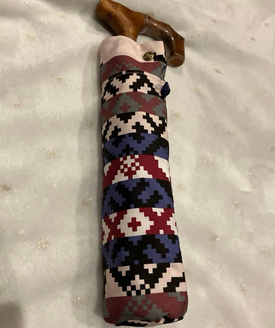 Vivienne Westwood 折りたたみ傘 幾何学模様　総柄　オーブ