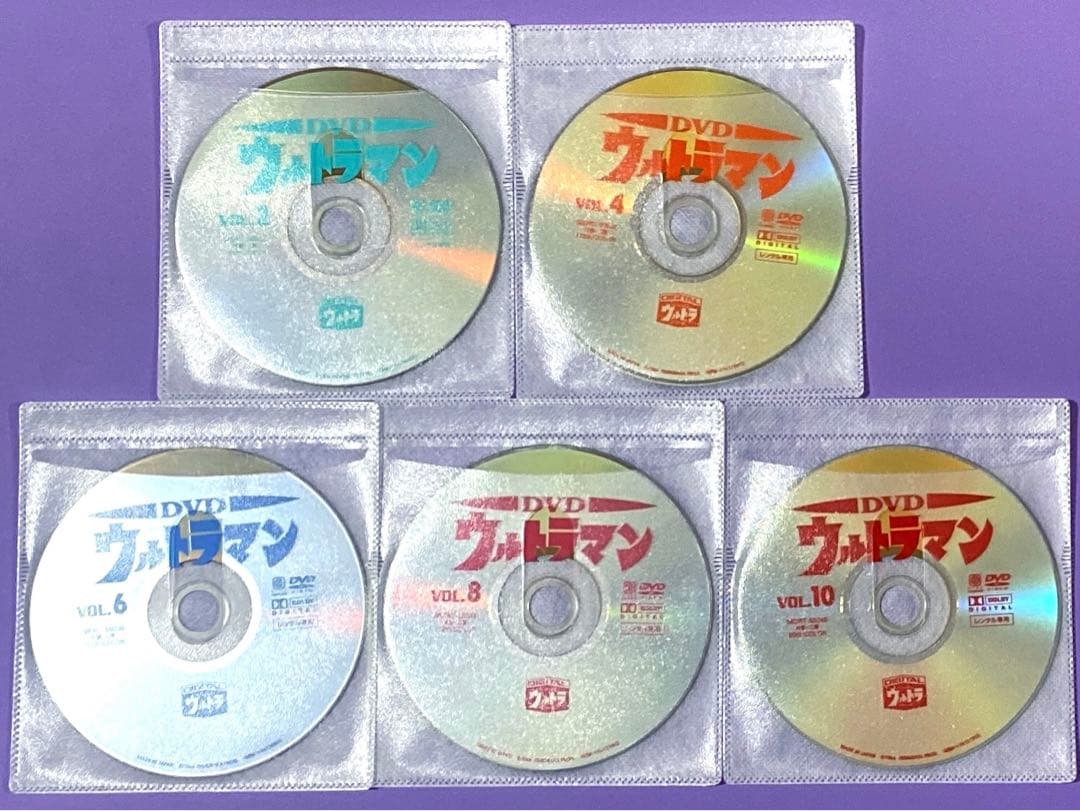 DVD ウルトラマン全10巻　　小林昭二 / 黒部進 / 野長瀬三摩地