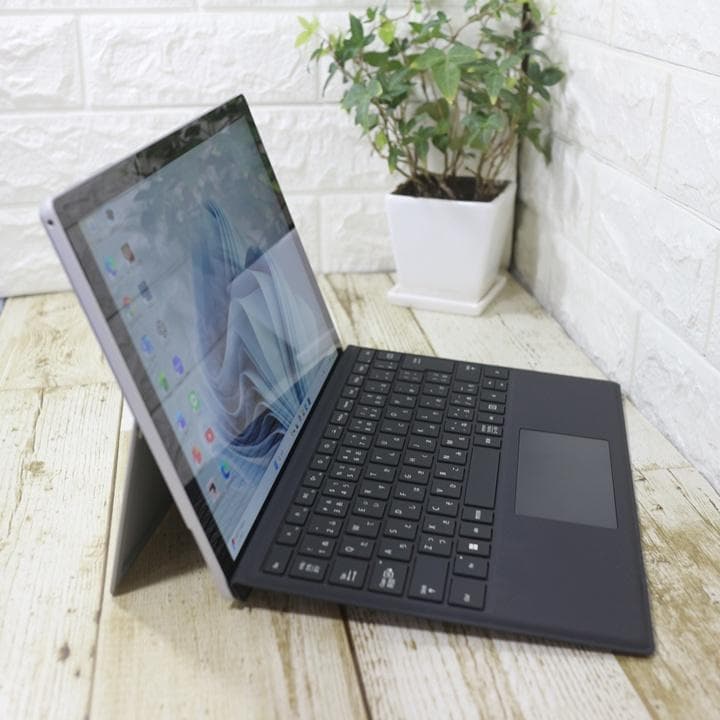白黒surface pro7プラス バッテリー良好 タッチパネル