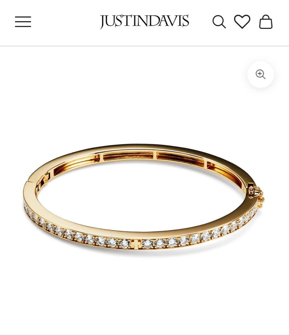 【24H限定セール】　JUSTIN DAVIS バングル　ブレスレット　ゴールド