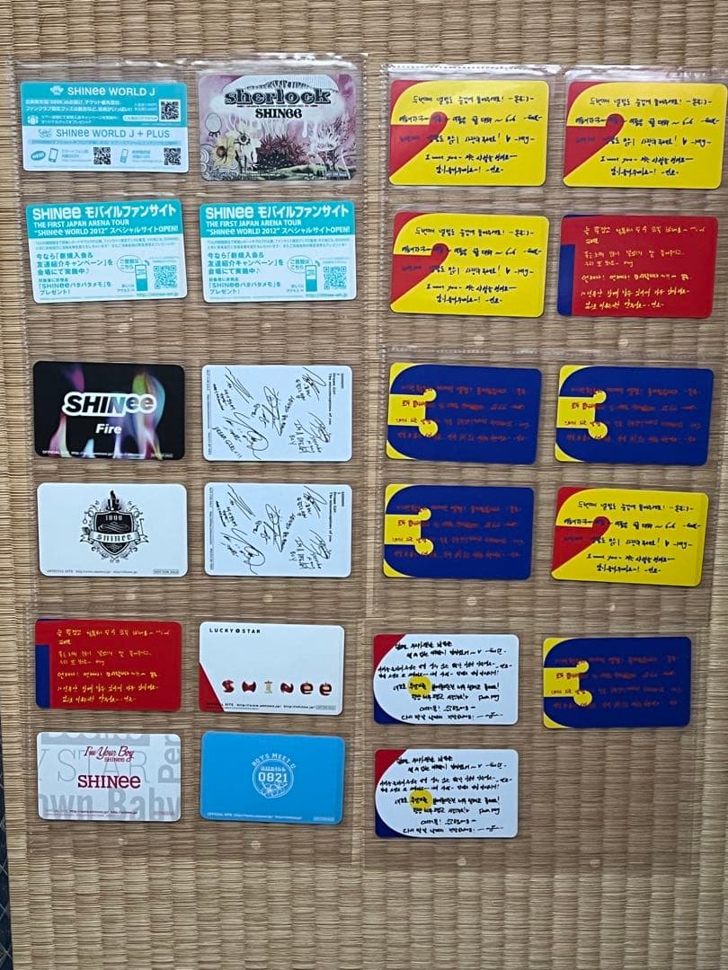 SHINee カードセット