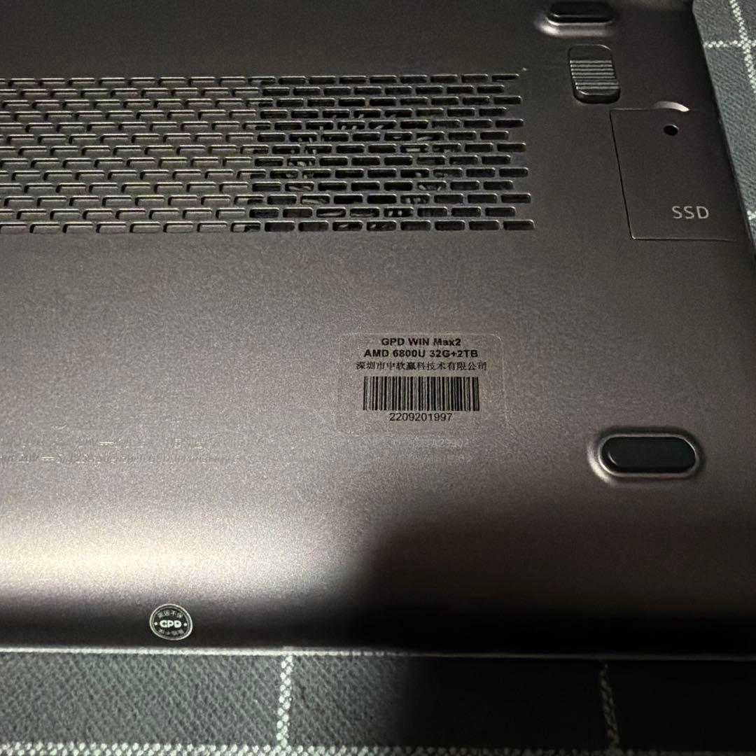 GPD WIN max2 32GB 2TB 2023 即日発送