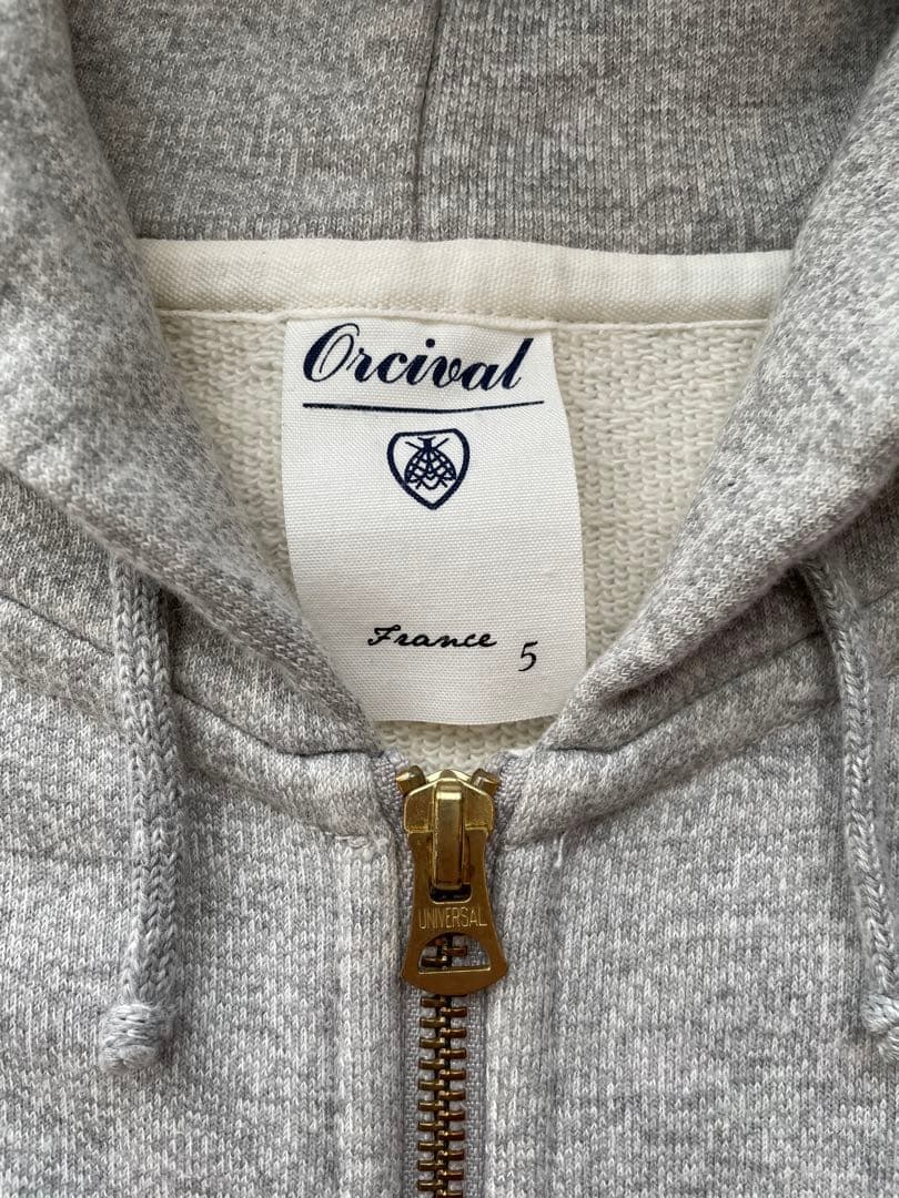 ORCIVAL | 〈別注〉コットン裏毛 フルジップパーカー MEN