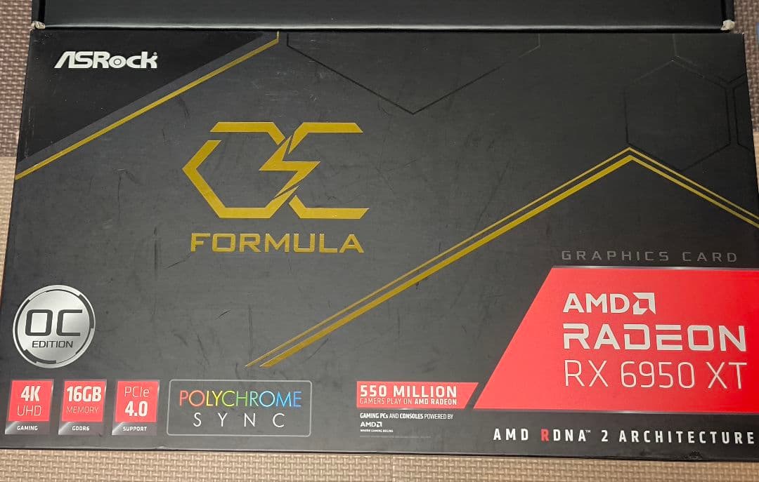 グラフィックボード・グラボ・ビデオカード ASRock Radeon RX6950XT 16GB OC Formula