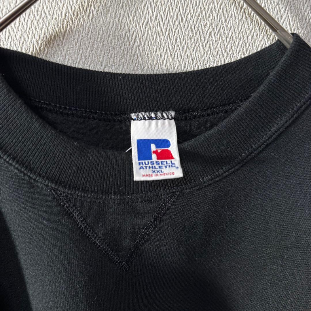 シ*マ様 希少‼️90s 00s RUSSELL 前V ブラック 2XL 無地