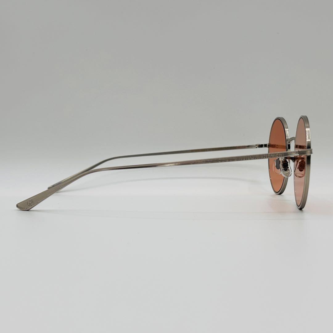 オリバーピープルズ×ザ・ロウ ラウンドサングラス メタル オレンジ