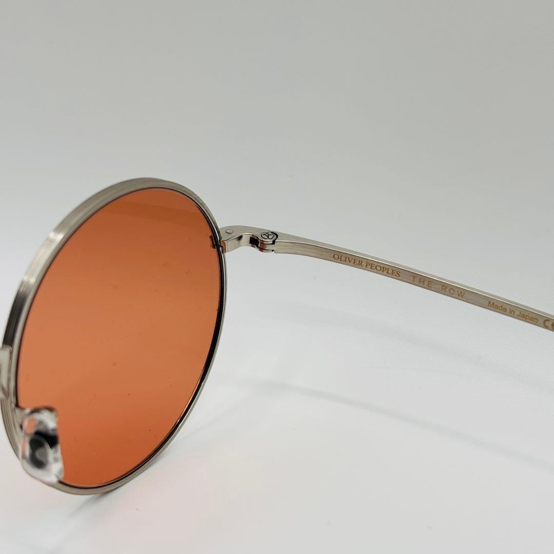 オリバーピープルズ×ザ・ロウ ラウンドサングラス メタル オレンジ