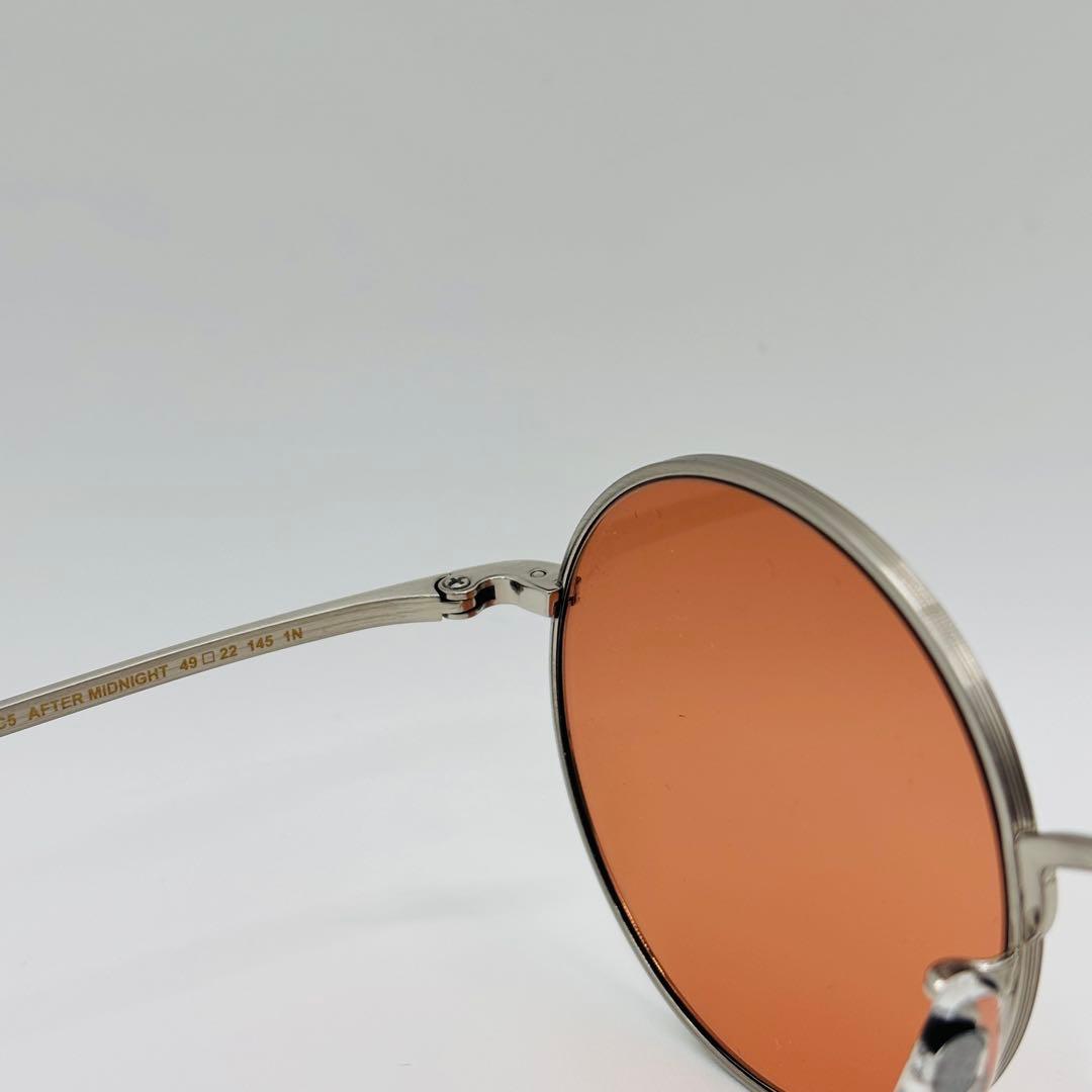 オリバーピープルズ×ザ・ロウ ラウンドサングラス メタル オレンジ