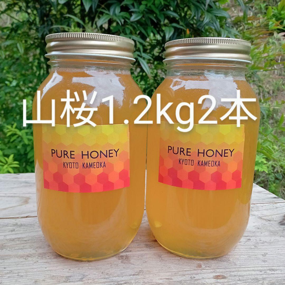 国産　純粋　蜂蜜　はちみつ　1.2kg　 山桜蜜