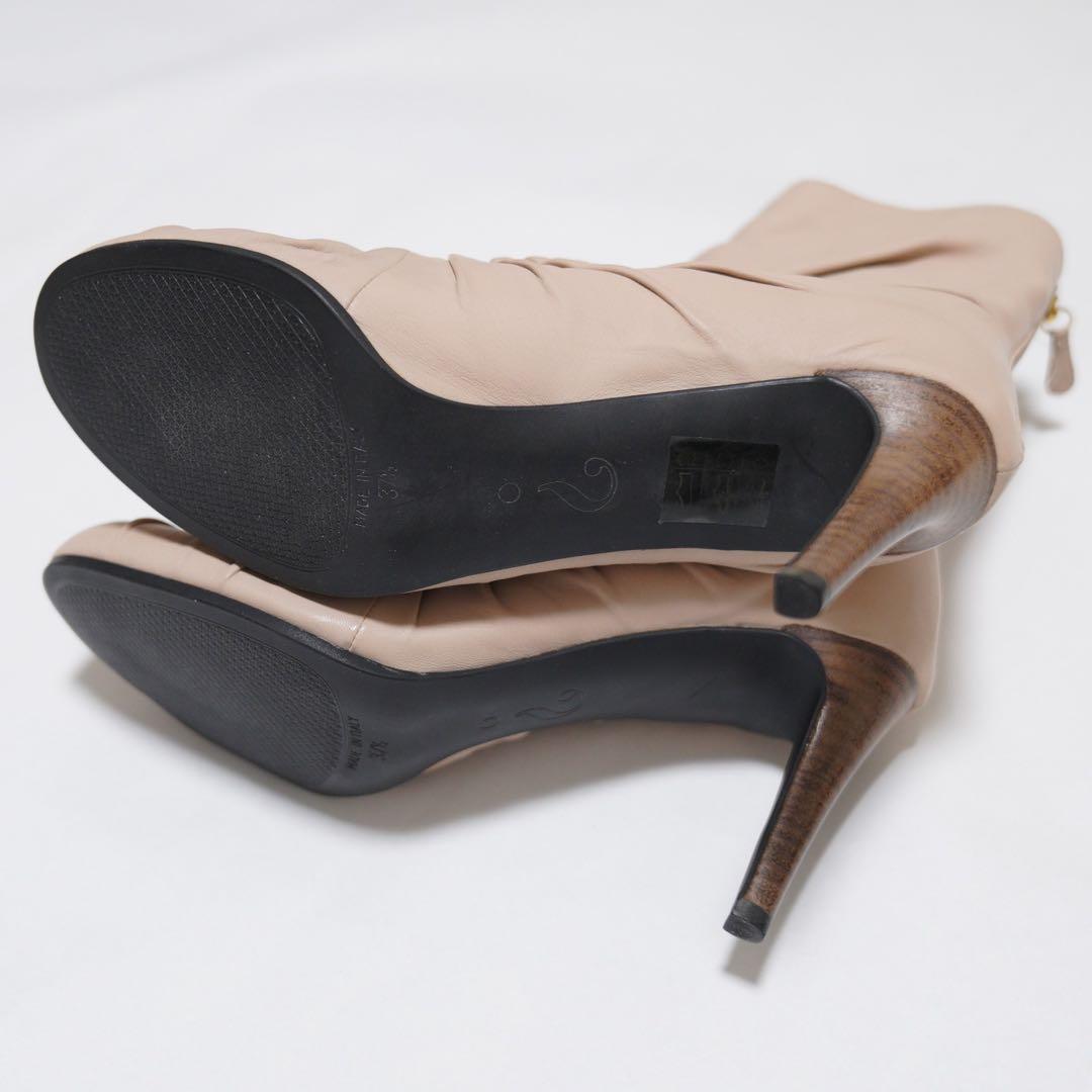 新品タグ付　モスキーノ　ピンク　ショートブーツ　ハート　ヒール