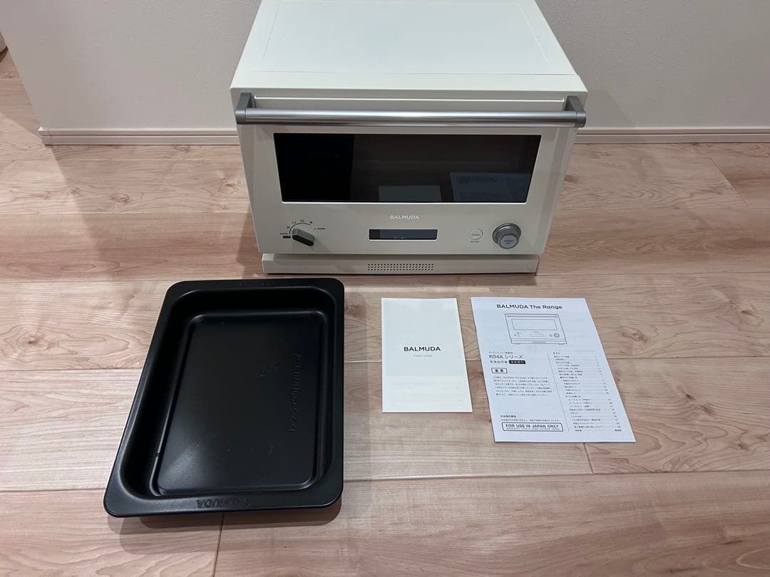 「ジャンク品」バルミューダオーブンレンジ(2021年製)白エラーコード「EO5」